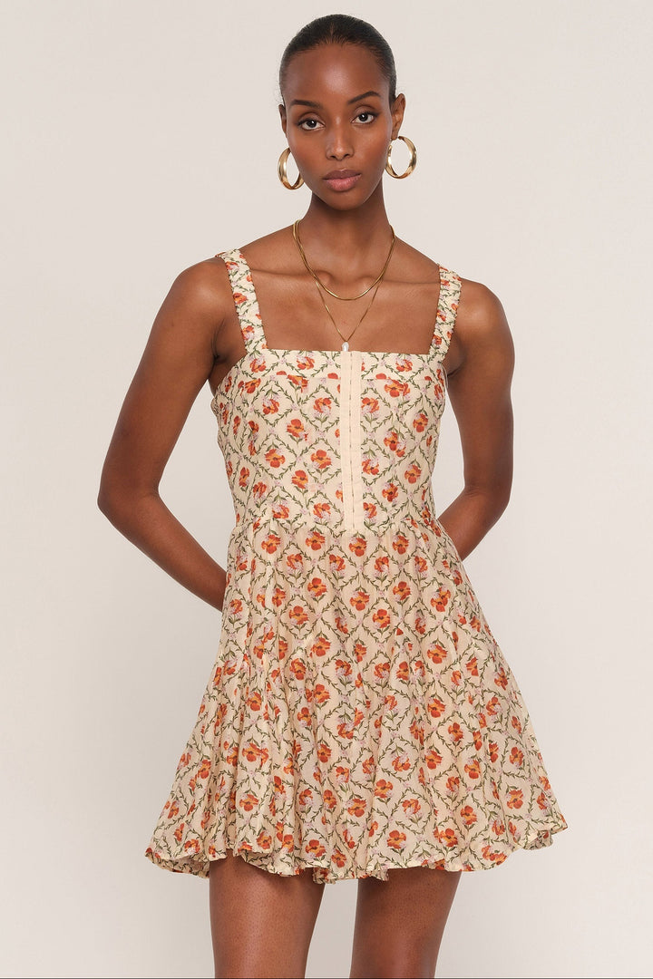 HEARTLOOM Solange Crepe Mini Dress