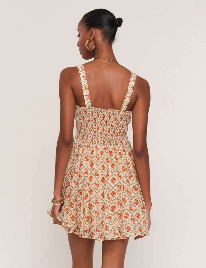 HEARTLOOM Solange Crepe Mini Dress