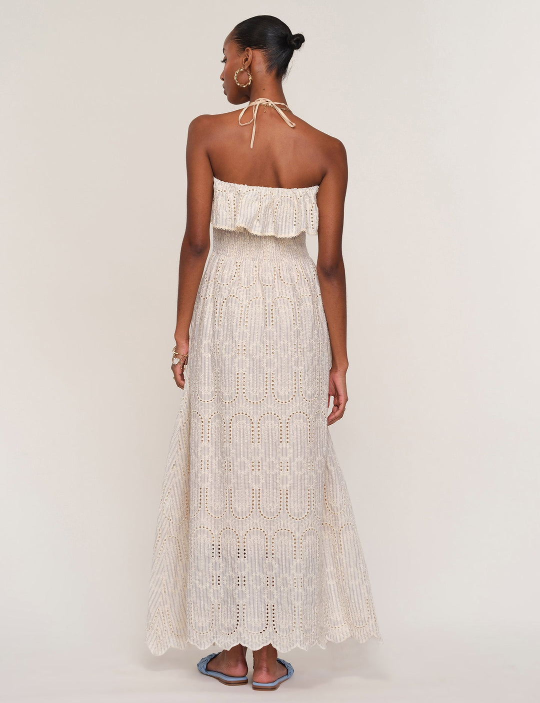 HEARTLOOM Tenley Eyelet Maxi Dress-The Shop Laguna Beach