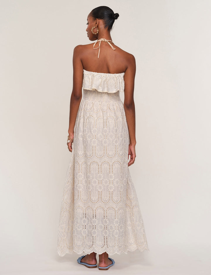 HEARTLOOM Tenley Eyelet Maxi Dress-The Shop Laguna Beach