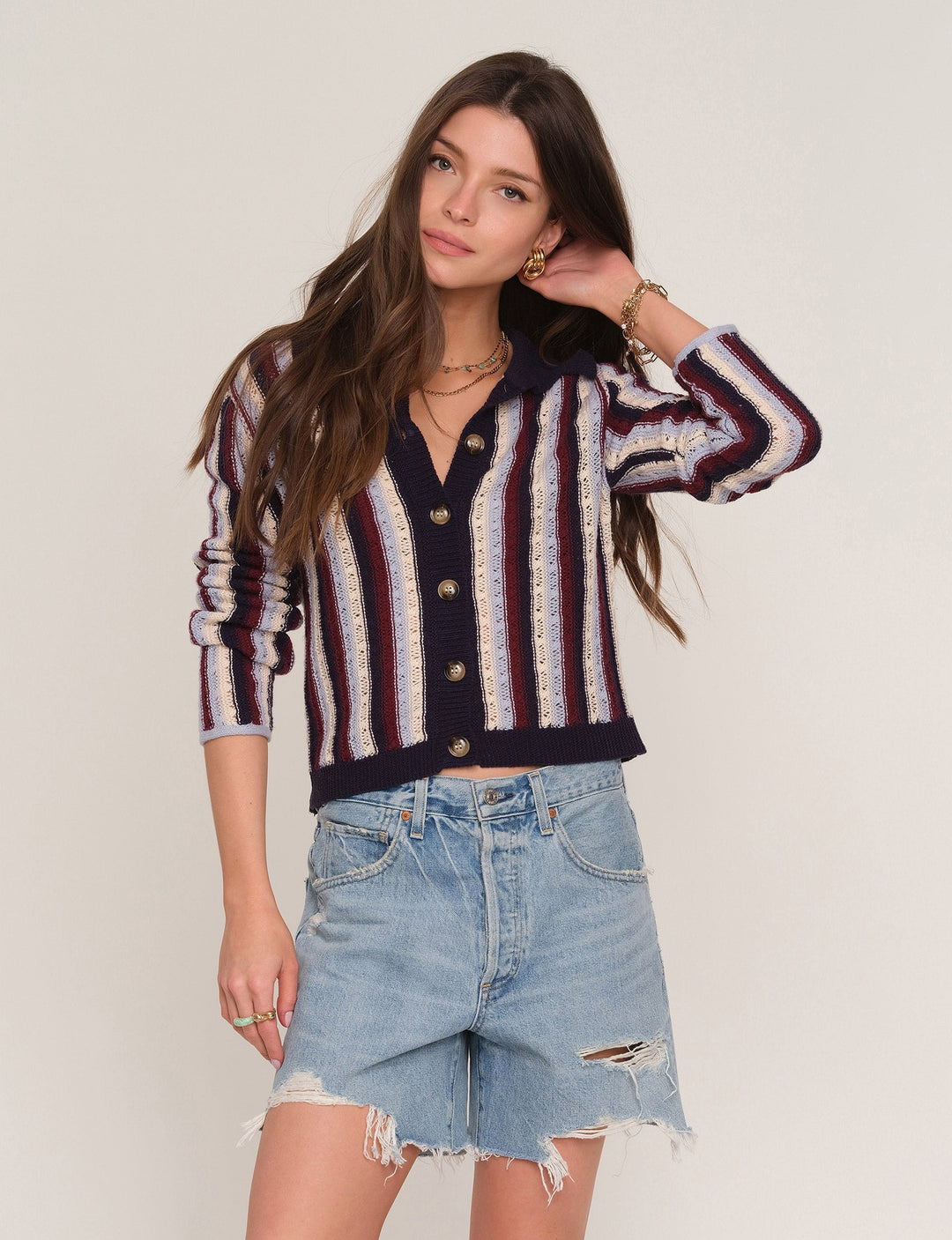 HEARTLOOM Ibiza Stripe Cardigan