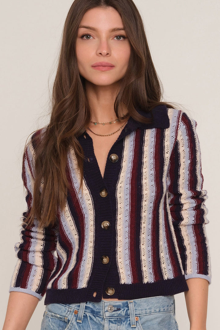 HEARTLOOM Ibiza Stripe Cardigan