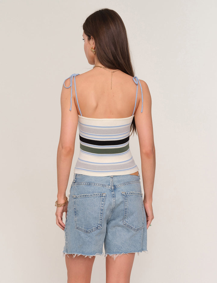 HEARTLOOM Teyana Stripe Knit Tank-The Shop Laguna Beach