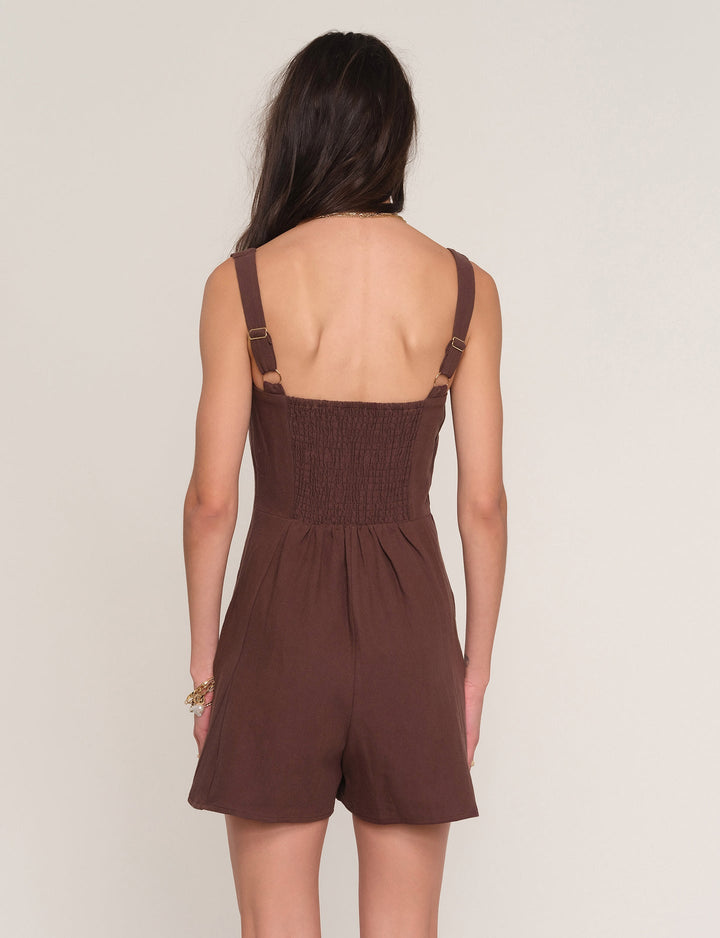 HEARTLOOM Loretta Linen Romper