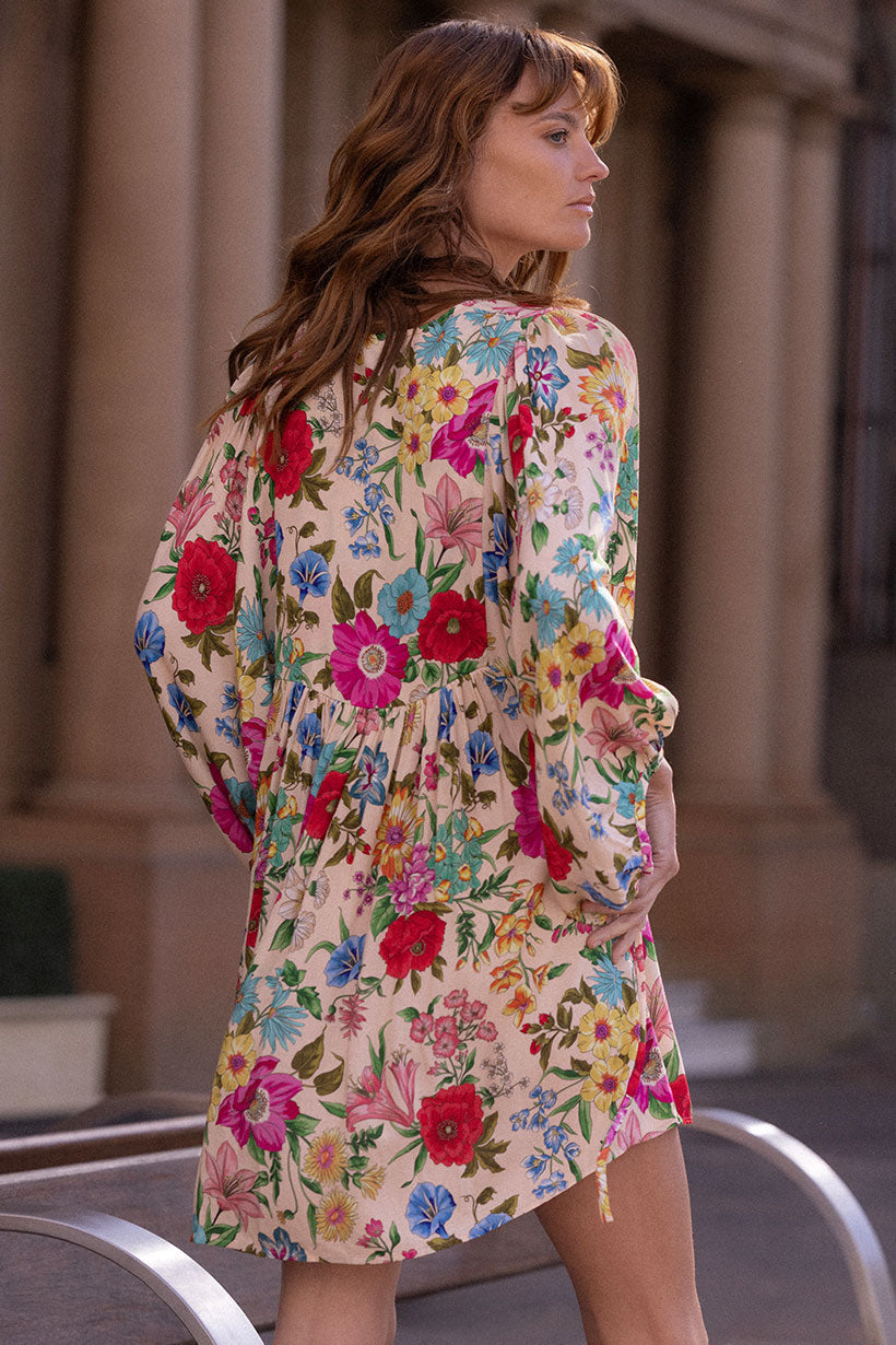 SPELL • HOMECOMING Valley of the Dolls Boho Mini Dress-The Shop Laguna Beach