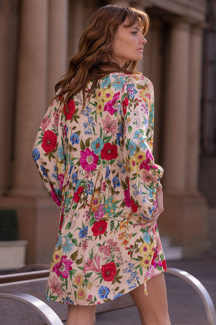 SPELL • HOMECOMING Valley of the Dolls Boho Mini Dress-The Shop Laguna Beach