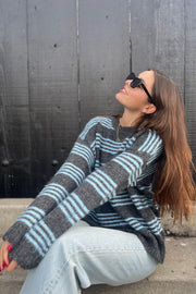 KEEN THE LABEL Indy Striped Sweater-The Shop Laguna Beach