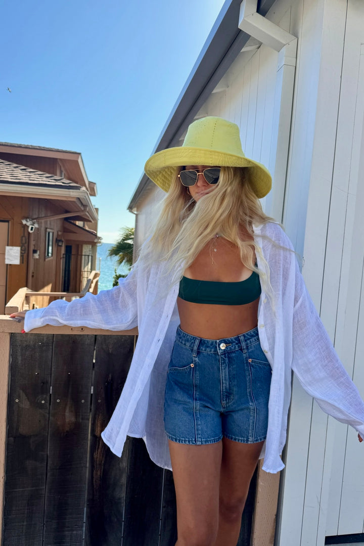 SUNSHINE TIENDA Shell Beachy Bucket Hat-The Shop Laguna Beach