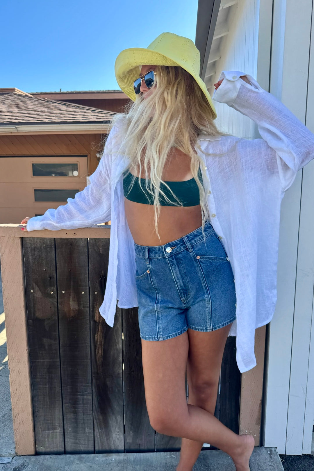 SUNSHINE TIENDA Shell Beachy Bucket Hat-The Shop Laguna Beach
