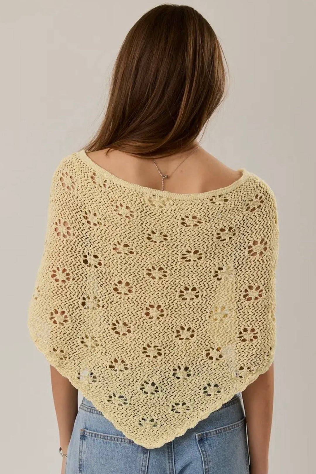 KEEN THE LABEL Amery Knit Lightweight Poncho-The Shop Laguna Beach