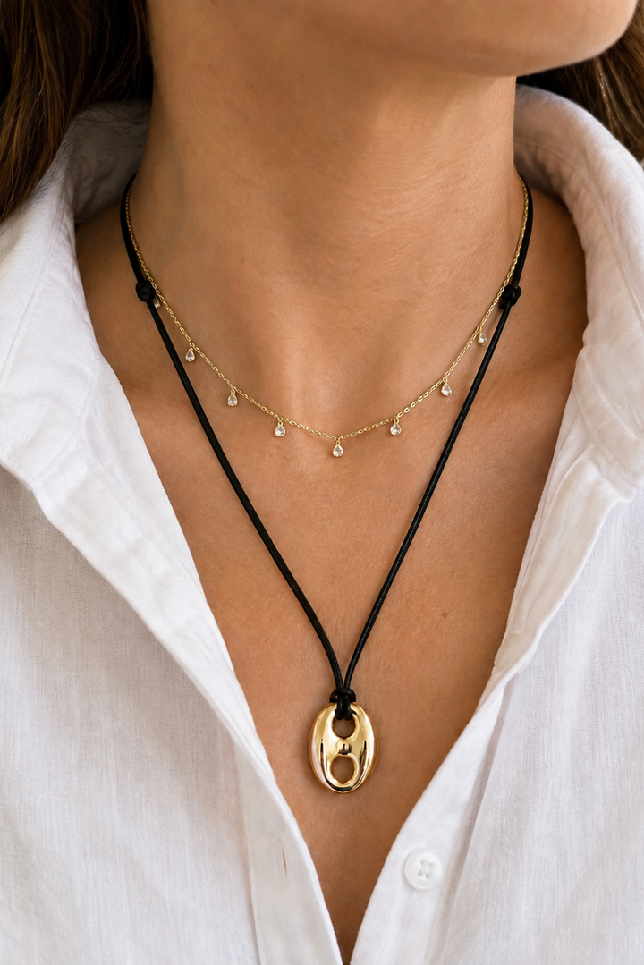 LEO & LUCA Mariner Link Adjustable Necklace