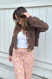 KEEN THE LABEL Melody Cableknit Cardigan - More Colors Available-The Shop Laguna Beach