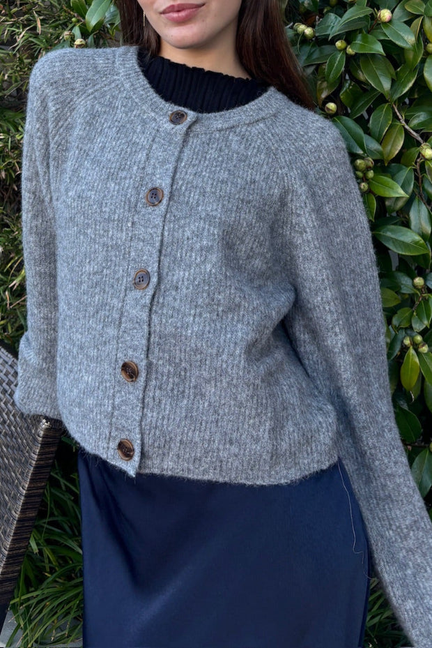 KEEN THE LABEL Lisa Buttoned Knit Cardigan-The Shop Laguna Beach