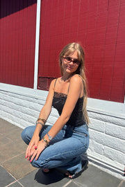 KEEN THE LABEL Aurora Polka Dot Mesh Cami-The Shop Laguna Beach