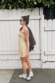 OWNLEY Candy Polka Dot Mini Dress-The Shop Laguna Beach