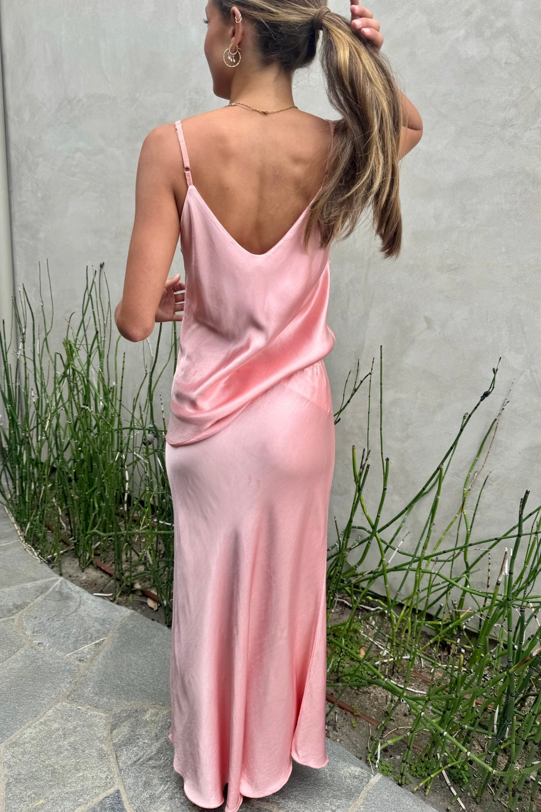 KEEN THE LABEL Margaretta Silky Maxi Skirt-The Shop Laguna Beach