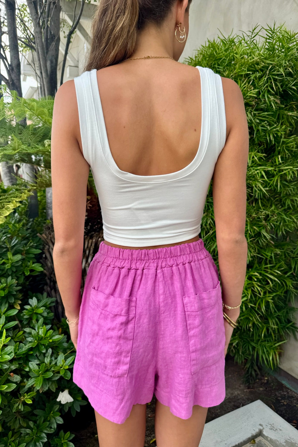 KEEN THE LABEL Emmeline Linen Short - More Colors Available-The Shop Laguna Beach