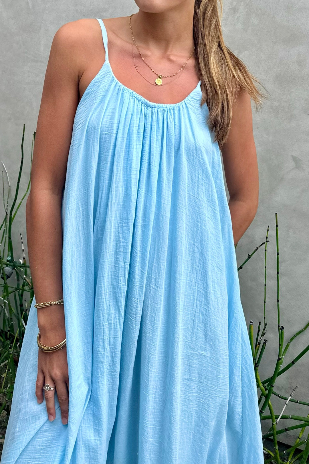 KEEN THE LABEL Henrietta Gauze Maxi Dress-The Shop Laguna Beach