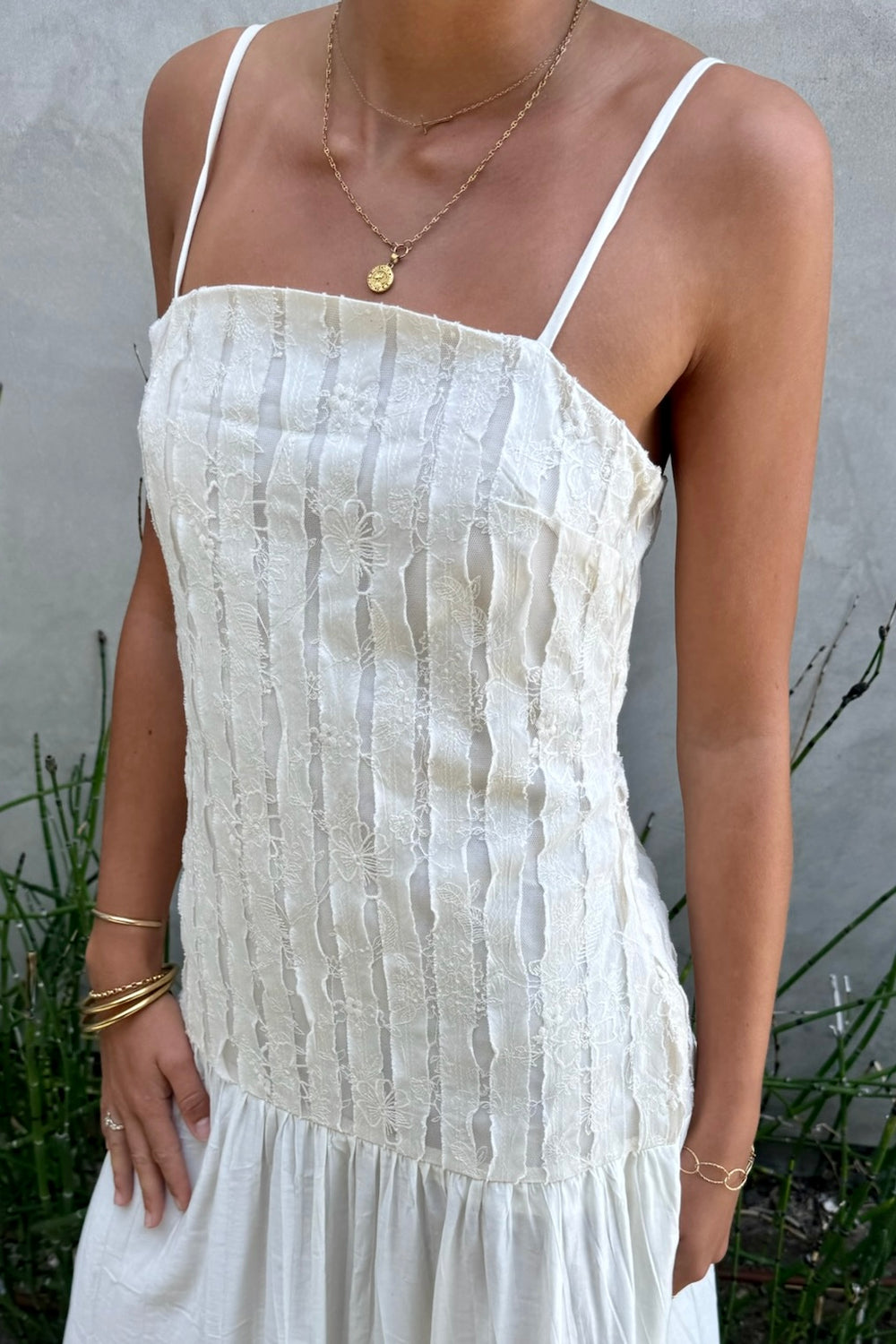 A.REN Lace Insert Dress-The Shop Laguna Beach