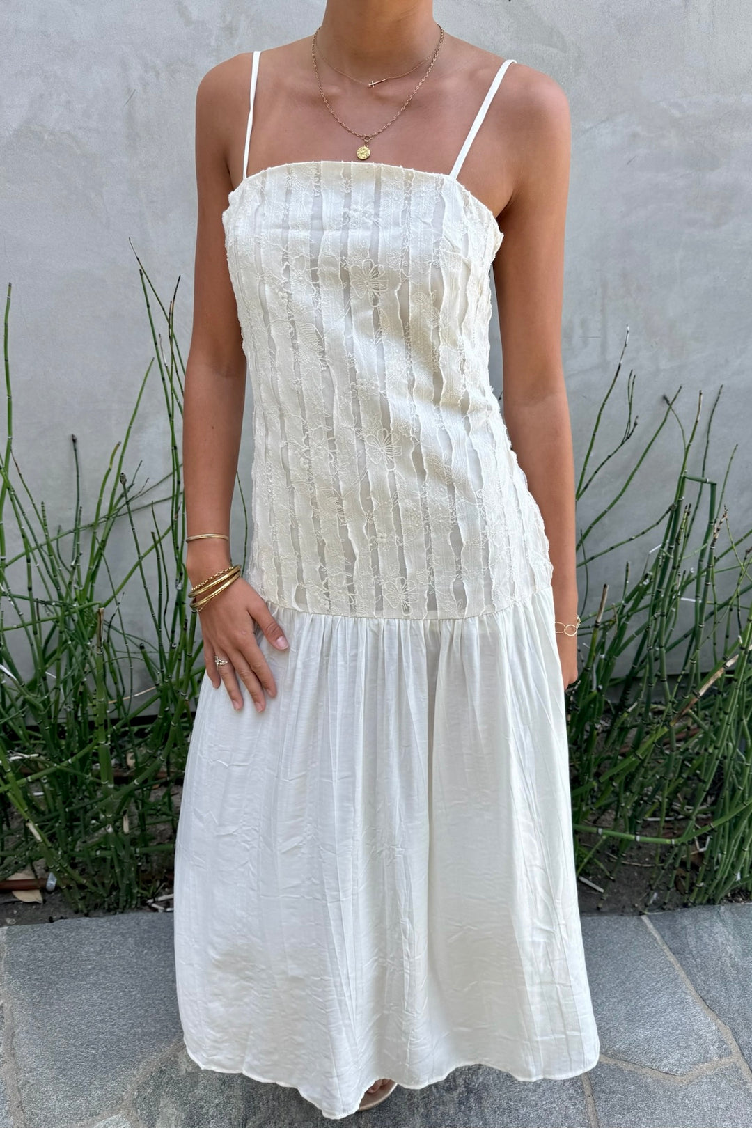 A.REN Lace Insert Dress-The Shop Laguna Beach