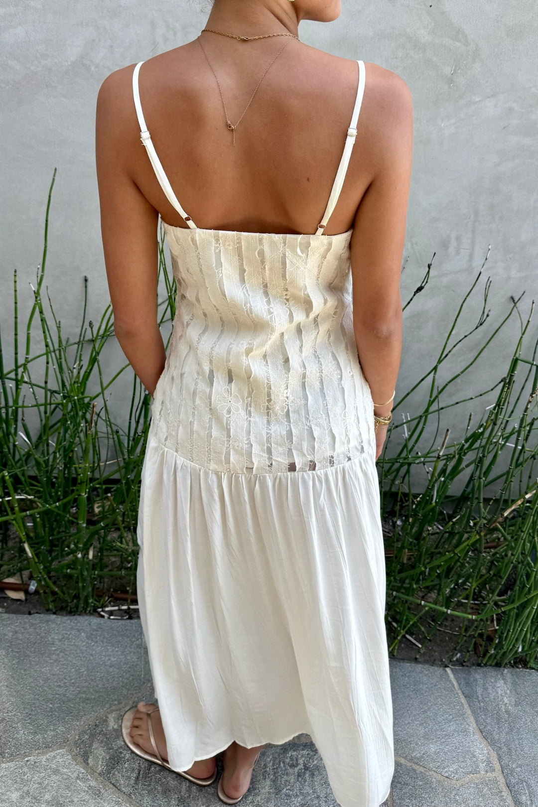 A.REN Lace Insert Dress-The Shop Laguna Beach
