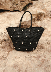 LSPACE Baltic Seas Straw Tote