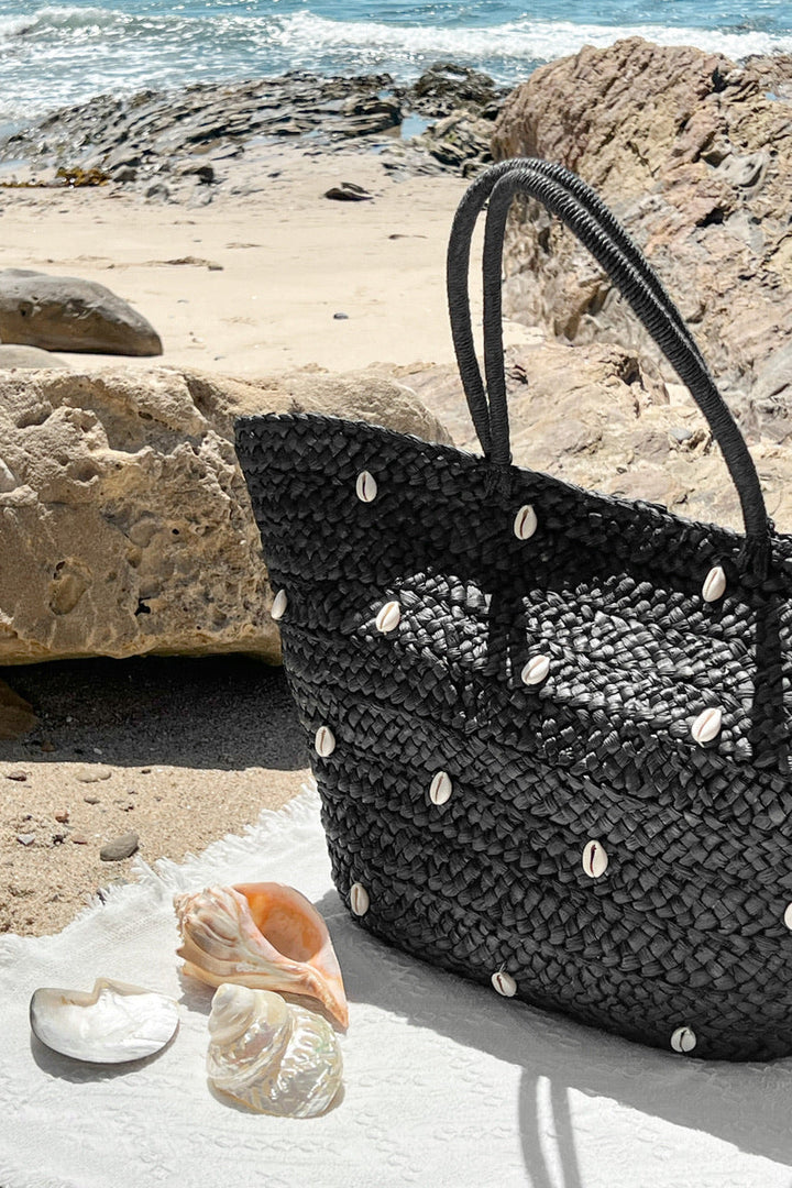 LSPACE Baltic Seas Straw Tote-The Shop Laguna Beach