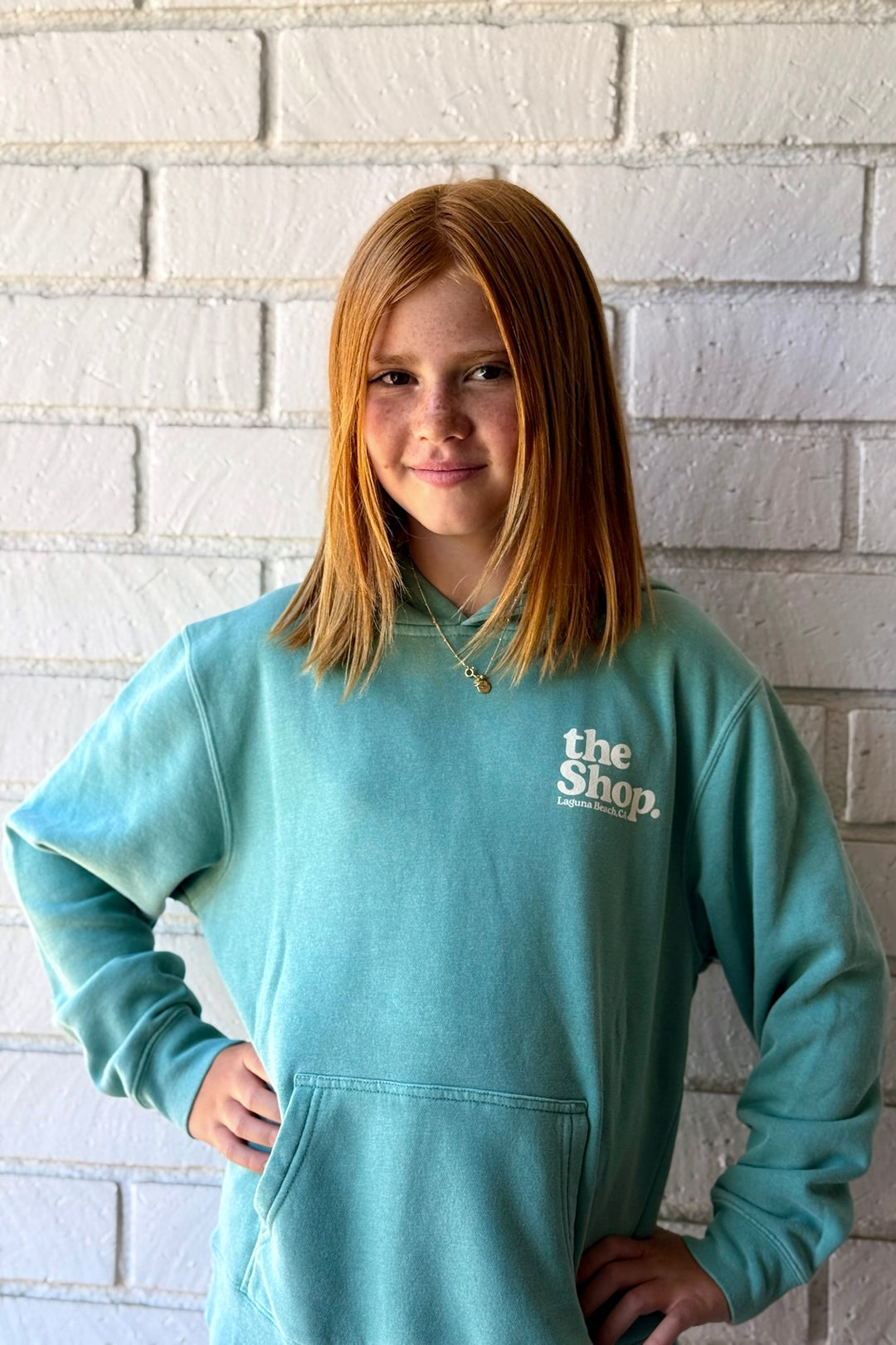 LOVE THE SEA Youth Pigment Wash Hoodie - More Colors Available-The Shop Laguna Beach