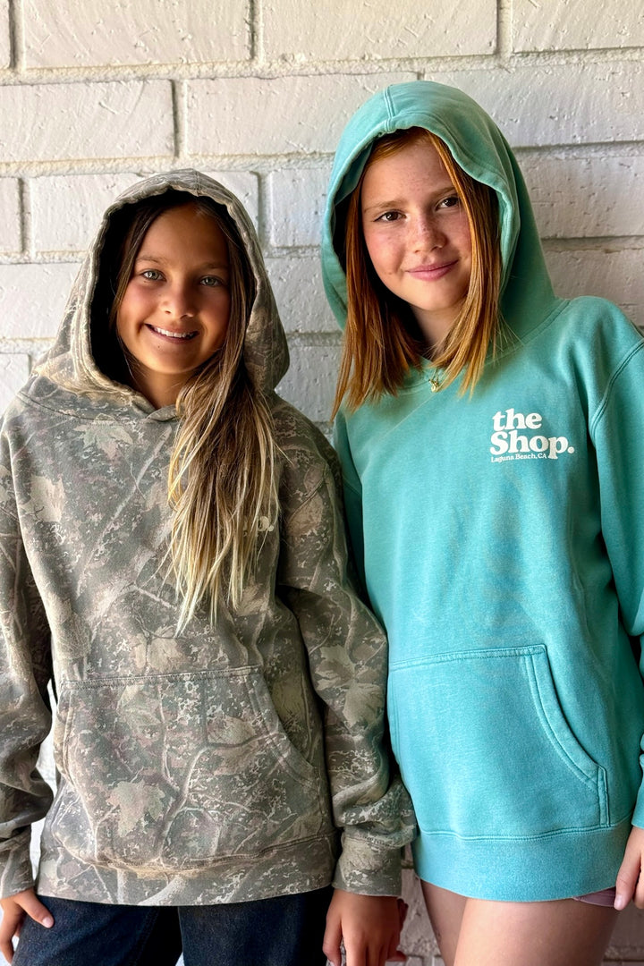 LOVE THE SEA Youth Pigment Wash Hoodie - More Colors Available-The Shop Laguna Beach