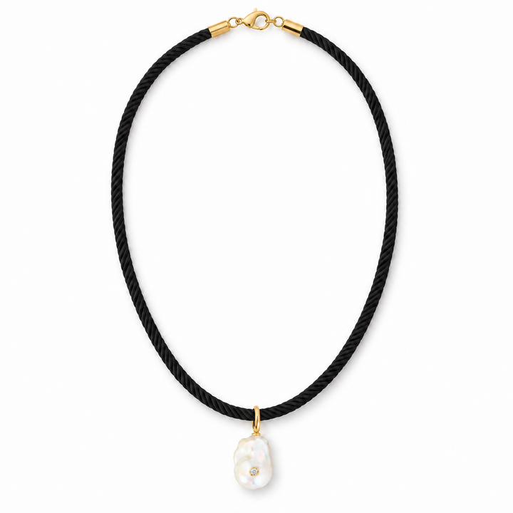 LEO & LUCA Luna Pear Cord Necklace
