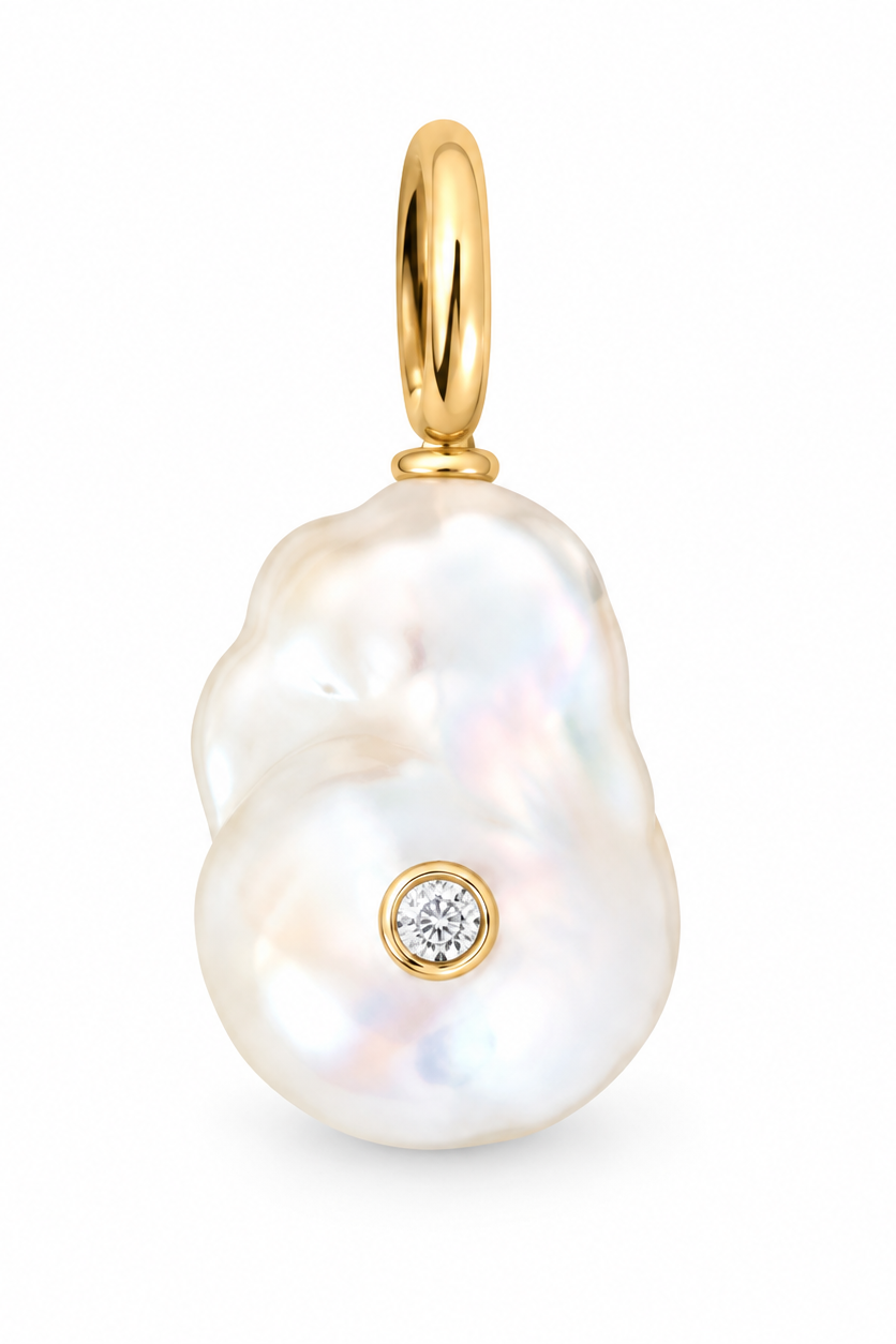 LEO & LUCA Luna Pear Cord Necklace
