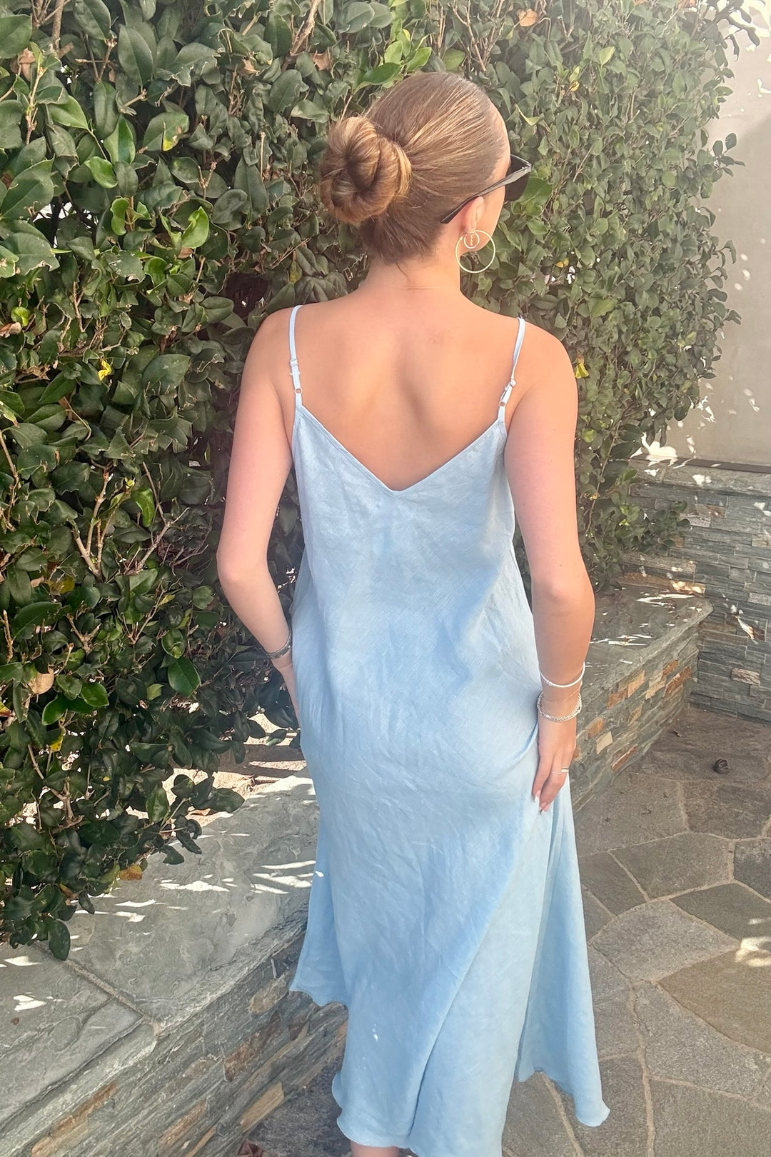 KEEN THE LABEL Catherine Linen Maxi Dress-The Shop Laguna Beach