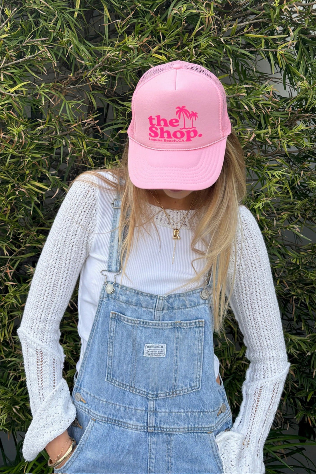 THE SHOP CLASSIC Palm Logo Trucker Hat - More Colors Available-The Shop Laguna Beach