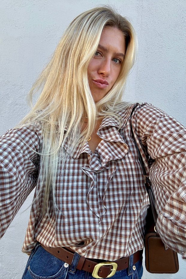 KEEN THE LABEL Rowan Plaid Long Sleeve Shirt-The Shop Laguna Beach