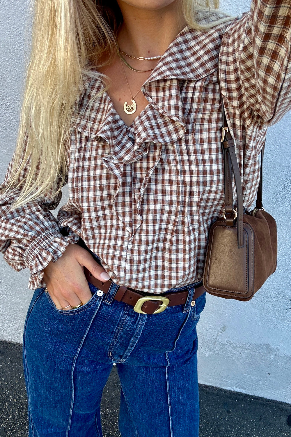 KEEN THE LABEL Rowan Plaid Long Sleeve Shirt-The Shop Laguna Beach