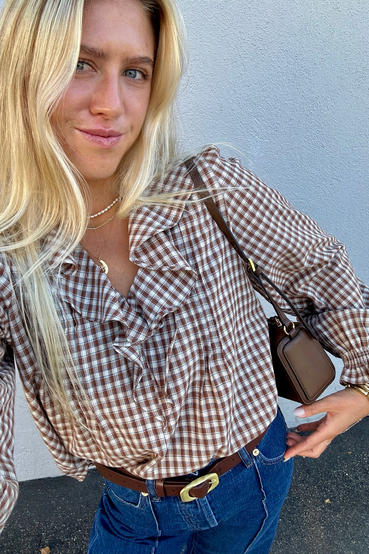 KEEN THE LABEL Rowan Plaid Long Sleeve Shirt-The Shop Laguna Beach