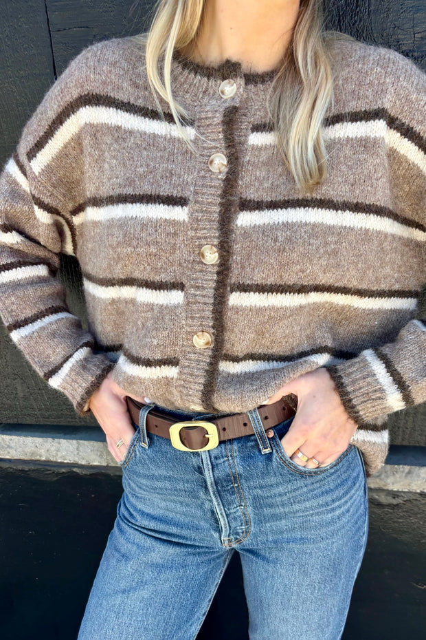 KEEN THE LABEL Miette Striped Cardigan-The Shop Laguna Beach