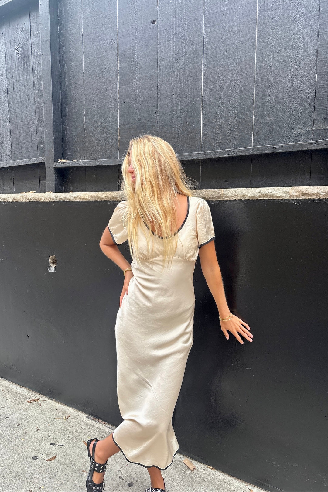 KEEN THE LABEL Emilie Short Sleeve Maxi Dress-The Shop Laguna Beach