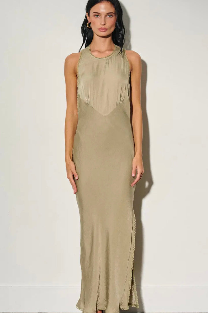 KEEN THE LABEL Elin Lace Backless Maxi Dress