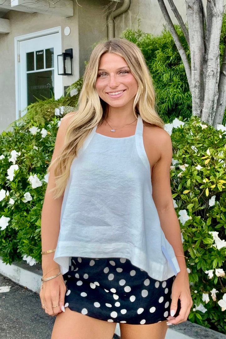 AILA BLUE Minga Mini Skirt