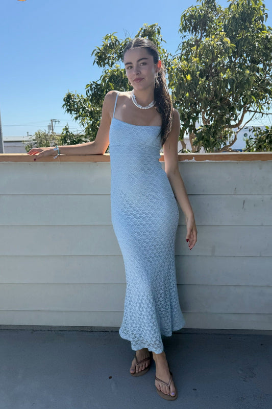 KEEN THE LABEL Cameo Lace Maxi Dress-The Shop Laguna Beach