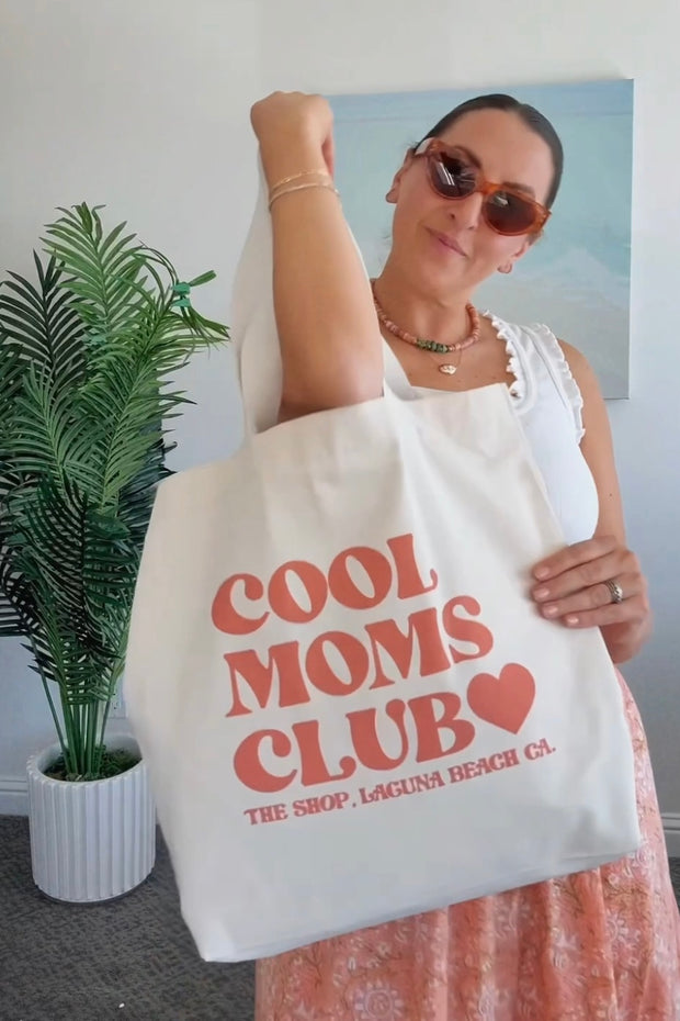 THE SHOP CLASSIC 'Cool Moms Club' Canvas Tote Bag