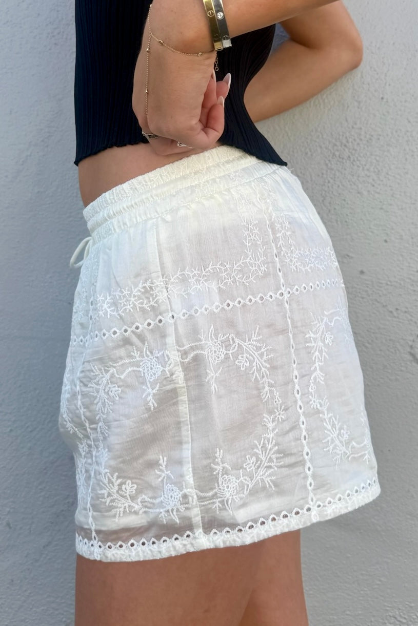 KEEN THE LABEL Kayana Embroidered Short-The Shop Laguna Beach