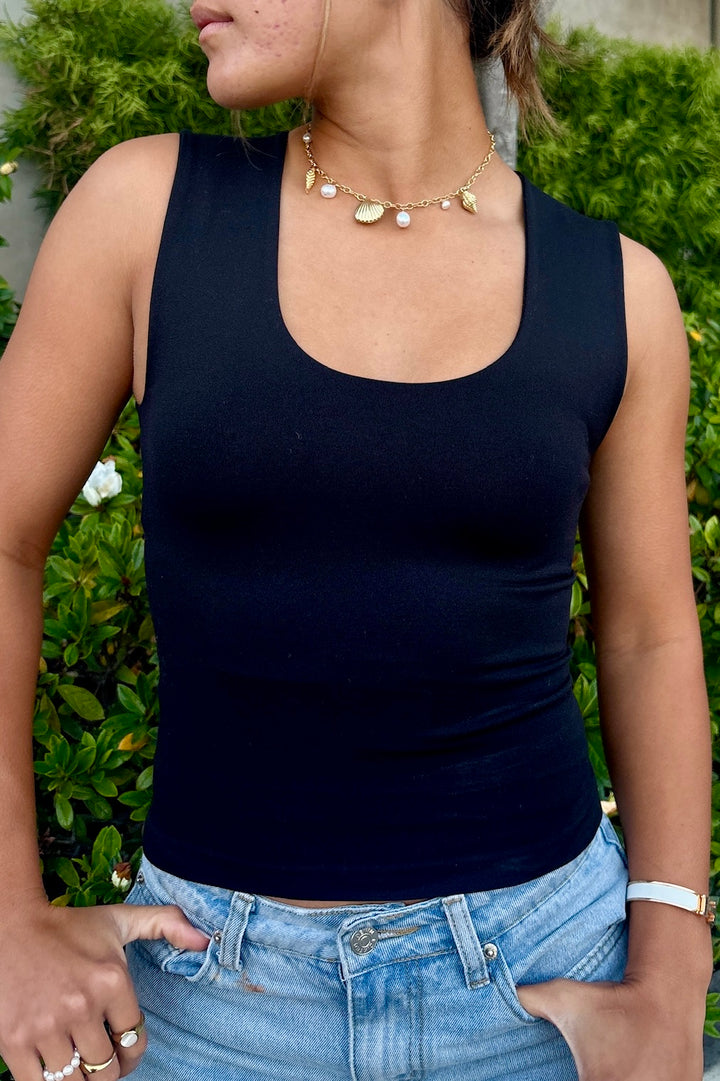 KEEN THE LABEL Melina Double-Layer Seamless Tank