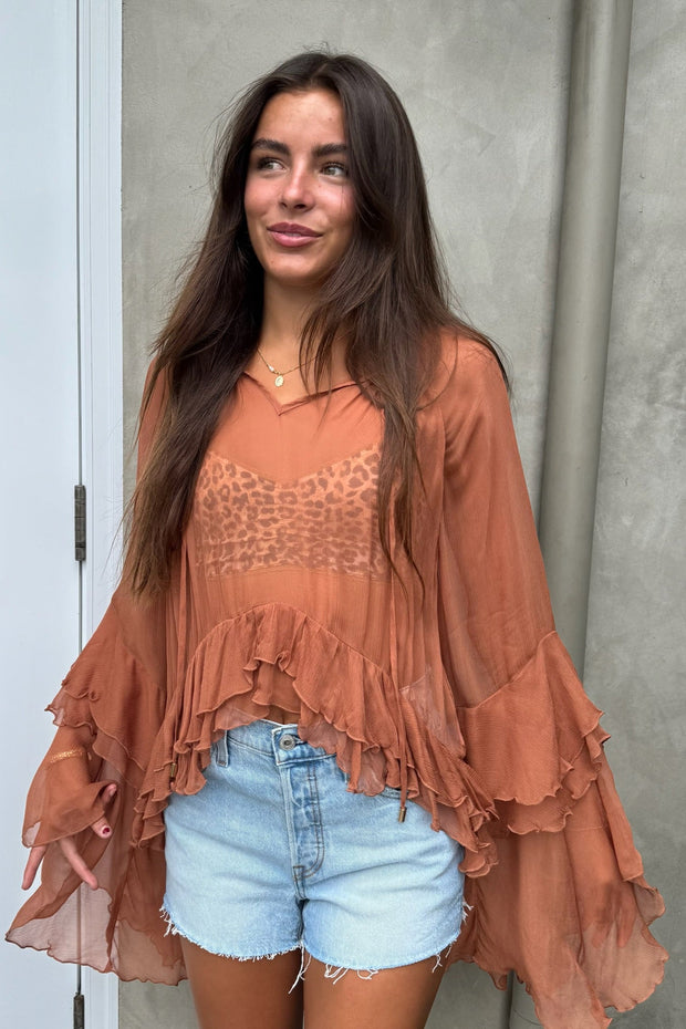 ASTR THE LABEL Margaery Long Sleeve Top-The Shop Laguna Beach