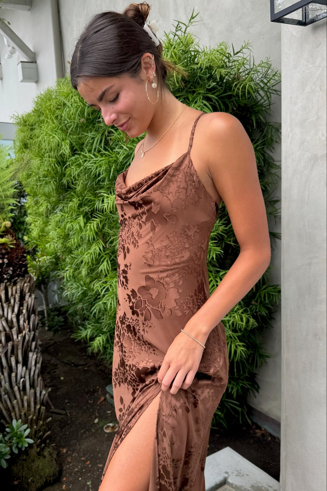 ASTR THE LABEL Gaia Floral Midi Dress-The Shop Laguna Beach