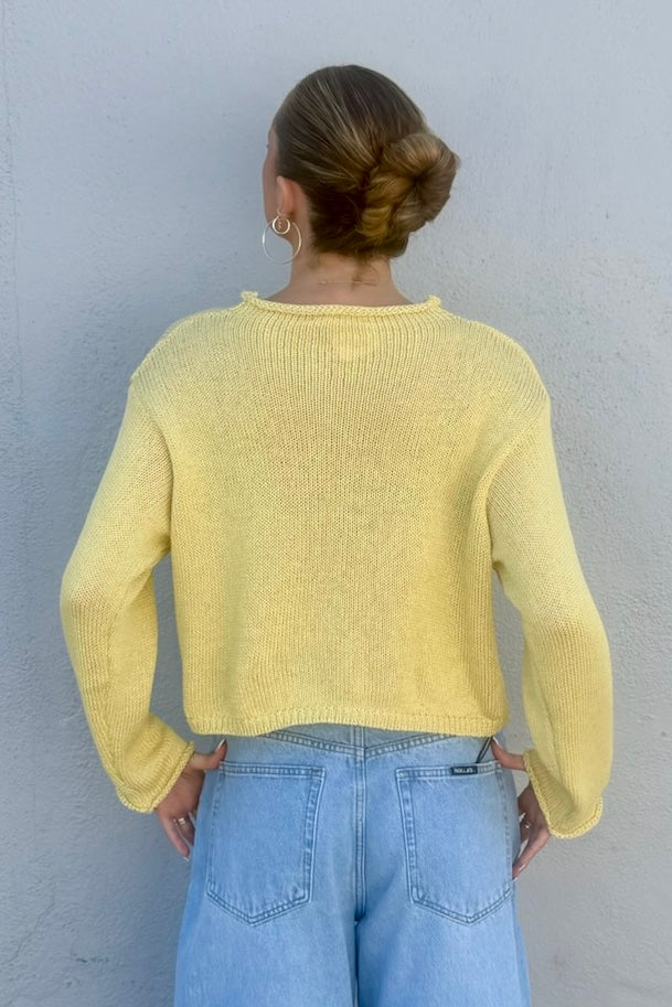 KEEN THE LABEL Hadley Rolled-Edge Cardigan - More Colors Available-The Shop Laguna Beach