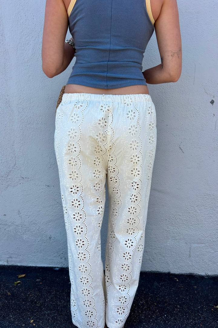 KEEN THE LABEL Jaya Eyelet Drawstring Pant