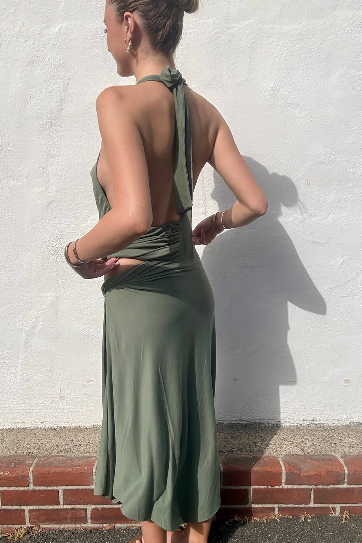 KEEN THE LABEL Noemi Draped Halter Top