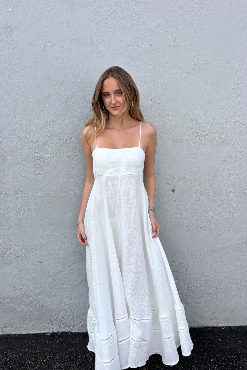 KEEN THE LABEL Evie Gauze Midi Dress-The Shop Laguna Beach